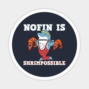 Cute and Hilarious Dolphin Nofin is Shrimpossible Pun Magnet